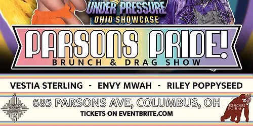 PARSONS PRIDE AUGUST!  Brunch and Drag Show