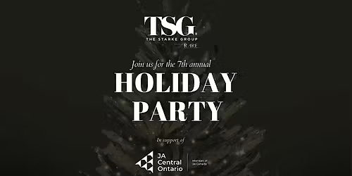 TSG's 7th Annual Holiday Party in Support of JA Central Ontario