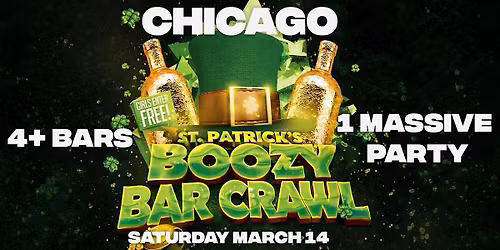 Chicago Club Crawl - St Patricks Day - Lincoln Park - Friday, March 14th