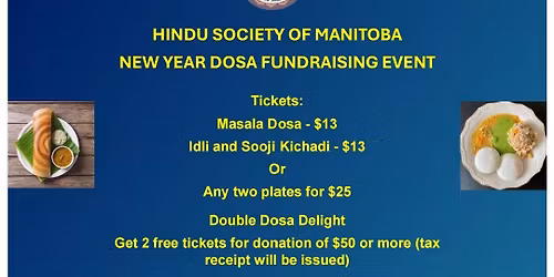 New Year Dosa Fundraiser