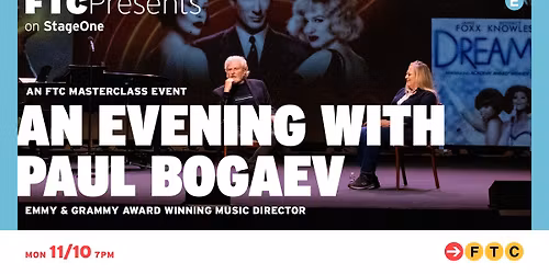 FTC Masterclass Event: An Evening with Paul Bogaev \u2022 Fairfield, CT \u2022 StageOne