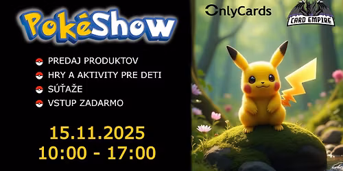 POK\u00c9MON AKCIA - Pok\u00e9Show Trnava