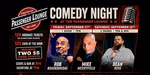 2 Comedy Nights with Rob Brackenridge, Mike Merryfield, and Dean Berg