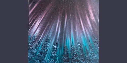 Kids Space Art Camp- Northern Lights Day @ Happily Painted Studio