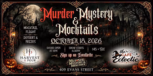 M**der Mystery & Mocktails