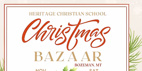 HCS ANNUAL CHRISTMAS BAZAAR