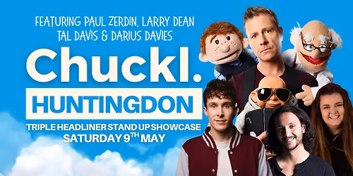 Chuckl. Huntingdon Comedy Club at the PAC with Paul Zerdin, Larry Dean & Tal Davies & Darius Davies