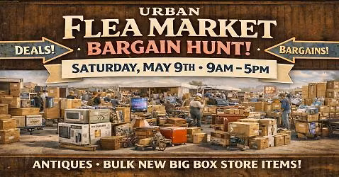 Urban Flea Market is Back - Free Event - Shopping - Food - Music
