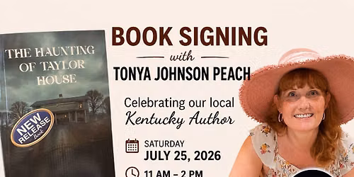 Book Signing with Tonya Johnson Peach