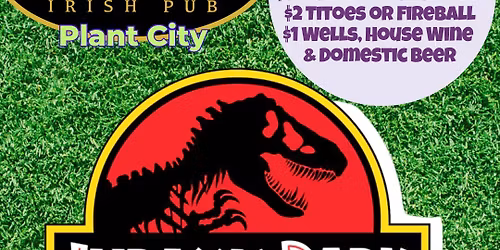 Jurassic Park Trivia @ 1916 Irish Pub Plant City