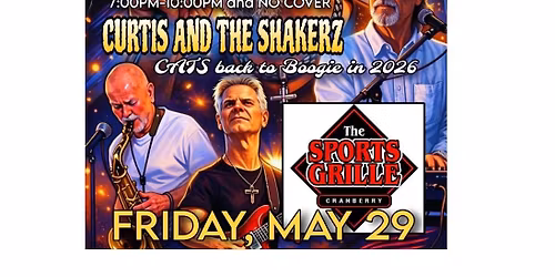 A fun evening at Cranberry Sports Grille, Good Food, listening and dancing to Curtis and the Shakerz