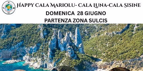 Partenza Sulcis: Happy Cala Mariolu Domenica 28 Giugno a \u20ac 80,00