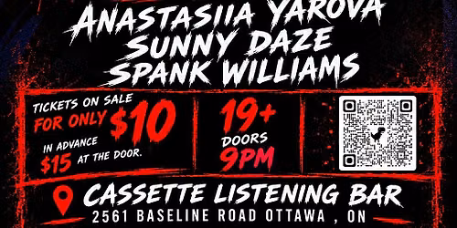 DEVILS NIGHT AT CASSETTE LISTENING BAR
