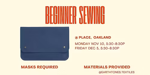 Introduction to Machine Sewing (Nov\/Dec 2025)