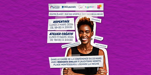 Arpentage et atelier cr\u00e9atif autour de la pens\u00e9e de Rokhaya Diallo