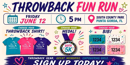 Throwback Fun Run- Date TBD