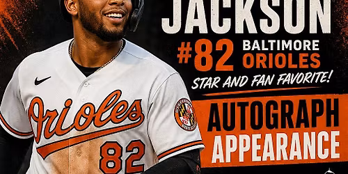 Jeremiah Jackson Baltimore Orioles Autograph Appearance