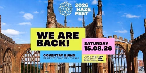 Haze Festival - Sat 15th August 2026