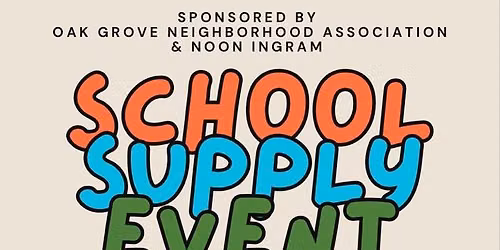 Back to School Event