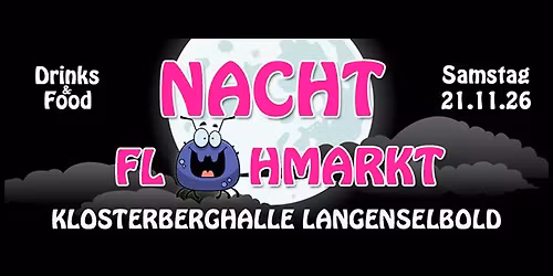 1. Nachtflohmarkt - Klosterberghalle Langenselbold