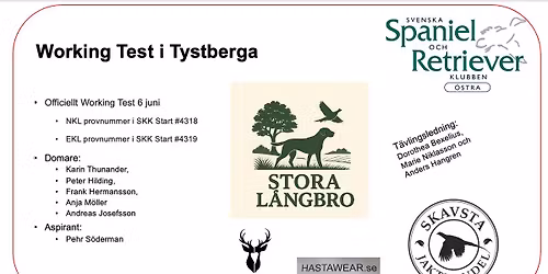 Working Test - Tystberga
