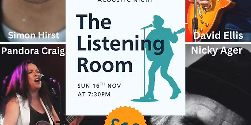 Live Music! (ticket required*) at The Listening Room at The Talisman Theatre -