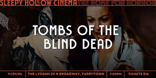 Home for Horror:  Tombs of the Blind Dead (1972) \u00b7  R  (Spanish)