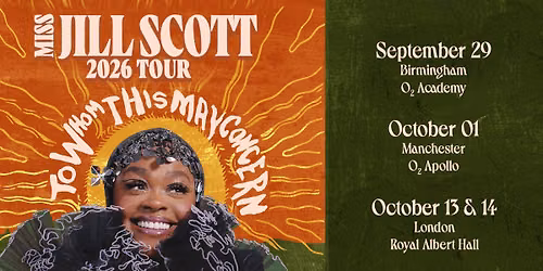 Jill Scott London Tickets