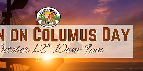 OPEN on Columbus Day
