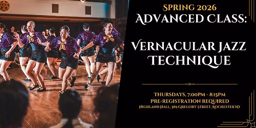 Adv. Class: Vernacular Jazz Technique