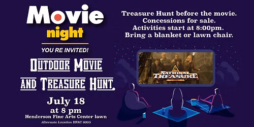 "National Treasure" - Cinematheque Outdoor Summer Movie Night!