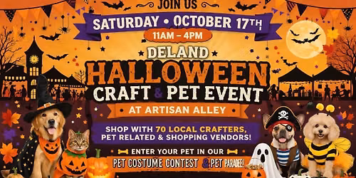 Deland Halloween Craft & Pet Event at Artisan Alley