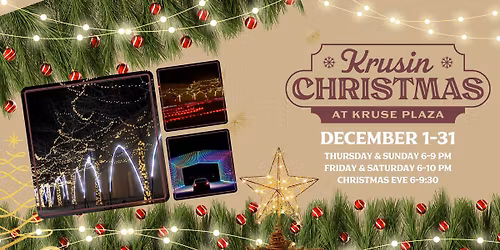 Krusin\u2019 Christmas Light Show at Kruse Plaza