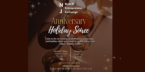 NJBEE Holiday Soiree: Celebrating One Year!