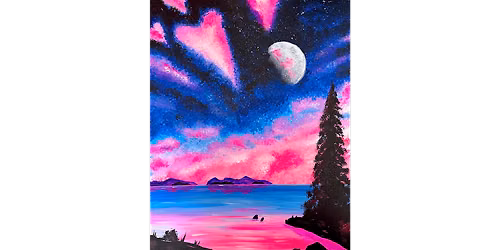 Love's Cosmic Glow - Paint and Sip in Houston | Classpop!\u2122