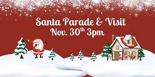 2025 Port Jefferson Santa Parade & Visit