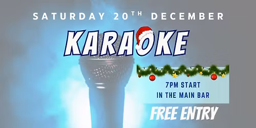 Karaoke Night at Saintbridge - FREE ENTRY