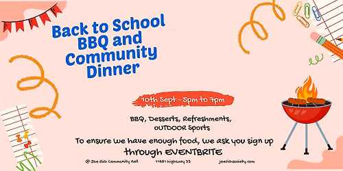 Back to School BBQ and Community Dinner