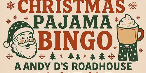 Christmas Pajama bingo