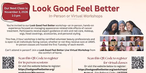 Look Good Feel Better Workshop - November 3, 2026