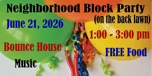 Neighborhood Block Party — 601 Sparrow Rd, Chesapeake, VA, United States, Virginia 23325