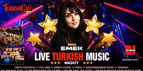 Texas Turkish Music Night (Texas Turk Gecesi)!