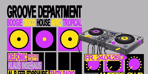 Groove Department mit Delfonic (Razor-N-Tape \/ Toy Tonics)