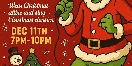 Christmas Karaoke Family Night at Oliver\u2019s in the Heights!