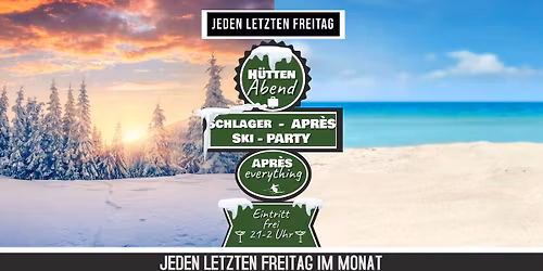 \u26f7\ufe0fH\u00dcTTENABEND\u26f7\ufe0f