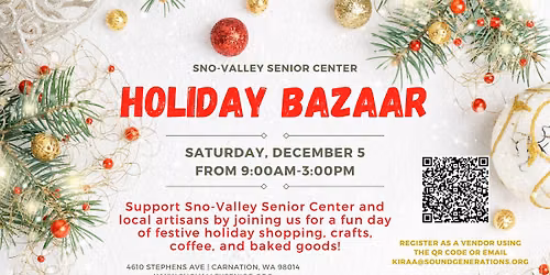 Sno-Valley Holiday Bazaar