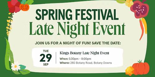 Spring Festival | Late Night Event | Botany