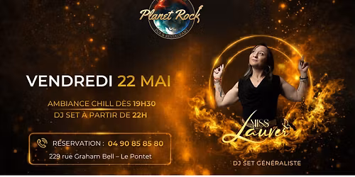 SOIREE DJ SET MISS LAUVER au PLANET ROCK