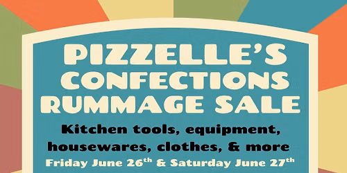Pizzelle\u2019s Rummage Sale