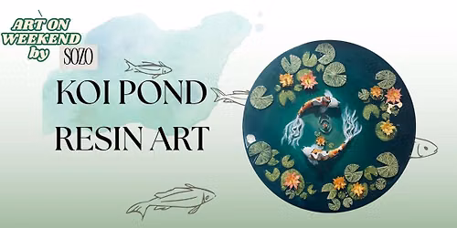 KOI POND RESIN ART